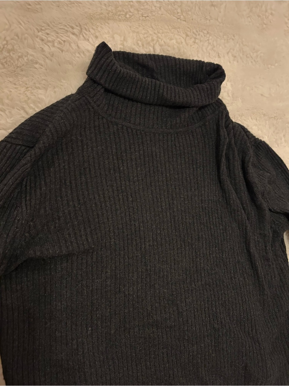 Dynamite Cropped Ribbed Turtleneck Sweater - Picture 2 of 2